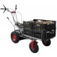 Plastic crate body for KOR 220 steerable cart chassis